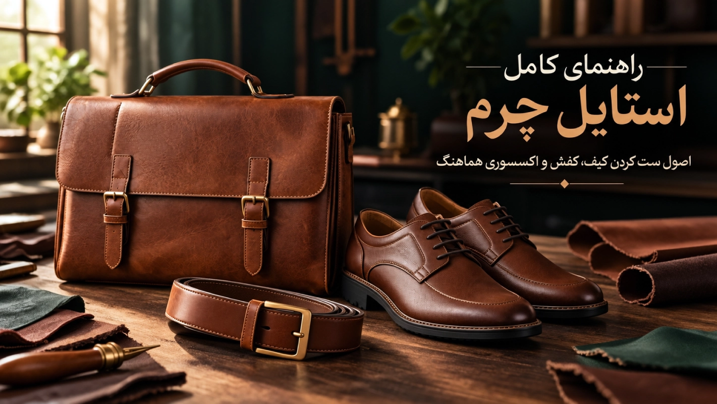 استایل چرم؛ راهنمای کامل ست کردن کیف، کفش و اکسسوری چرمی